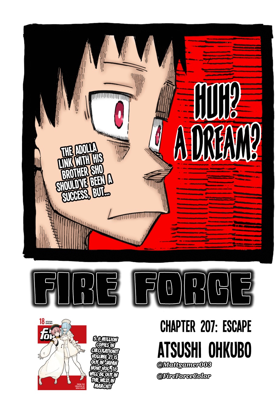 Enen no Shouboutai (Fan Colored) -Chapter.207-Escape Image